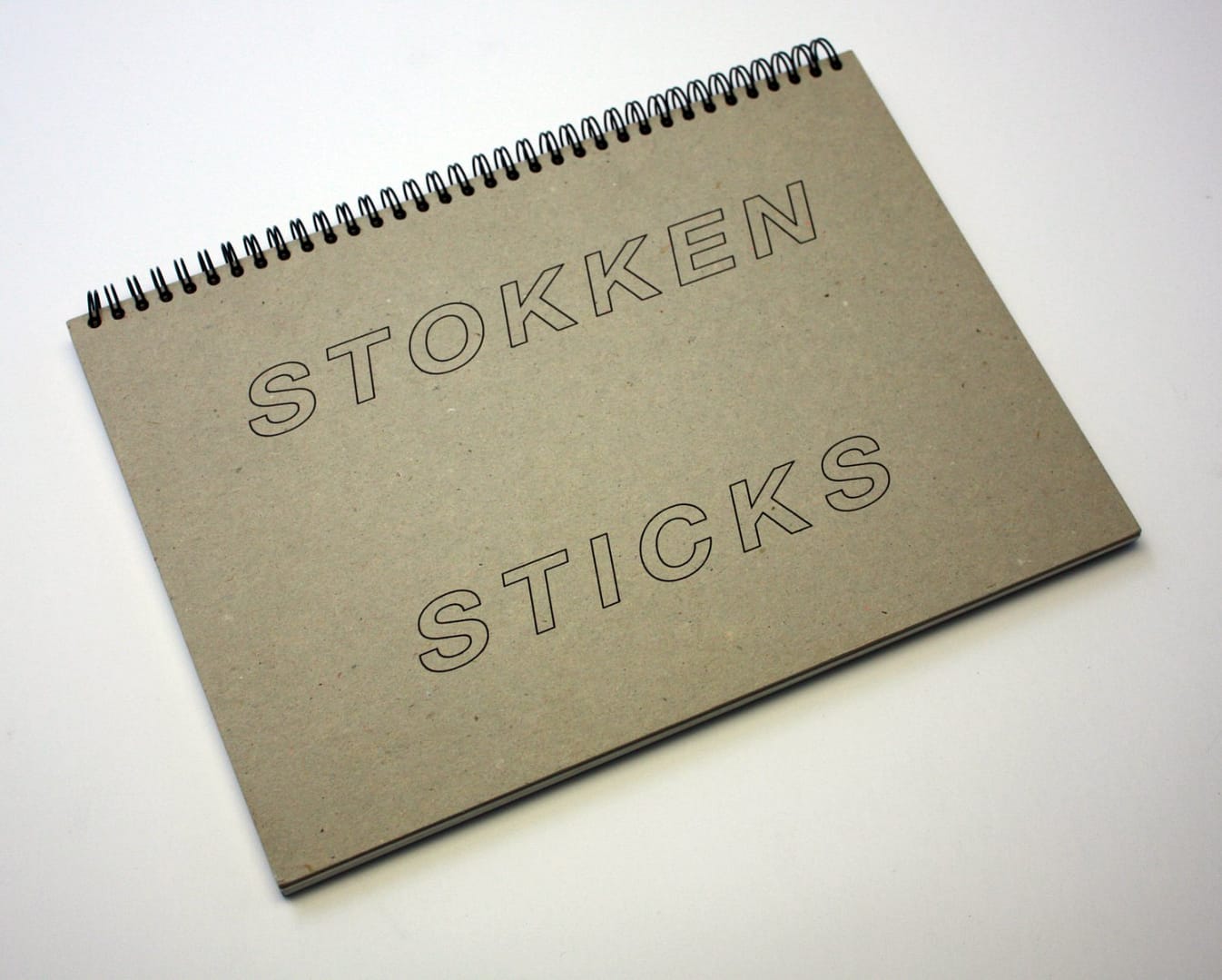 Sticks Booklet, edition of 20, 1995