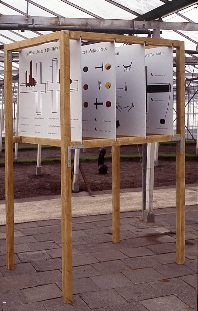 "Detail". Part of an art installation named "Hypercorrection" (1992). Various materials, techniques and dimensions