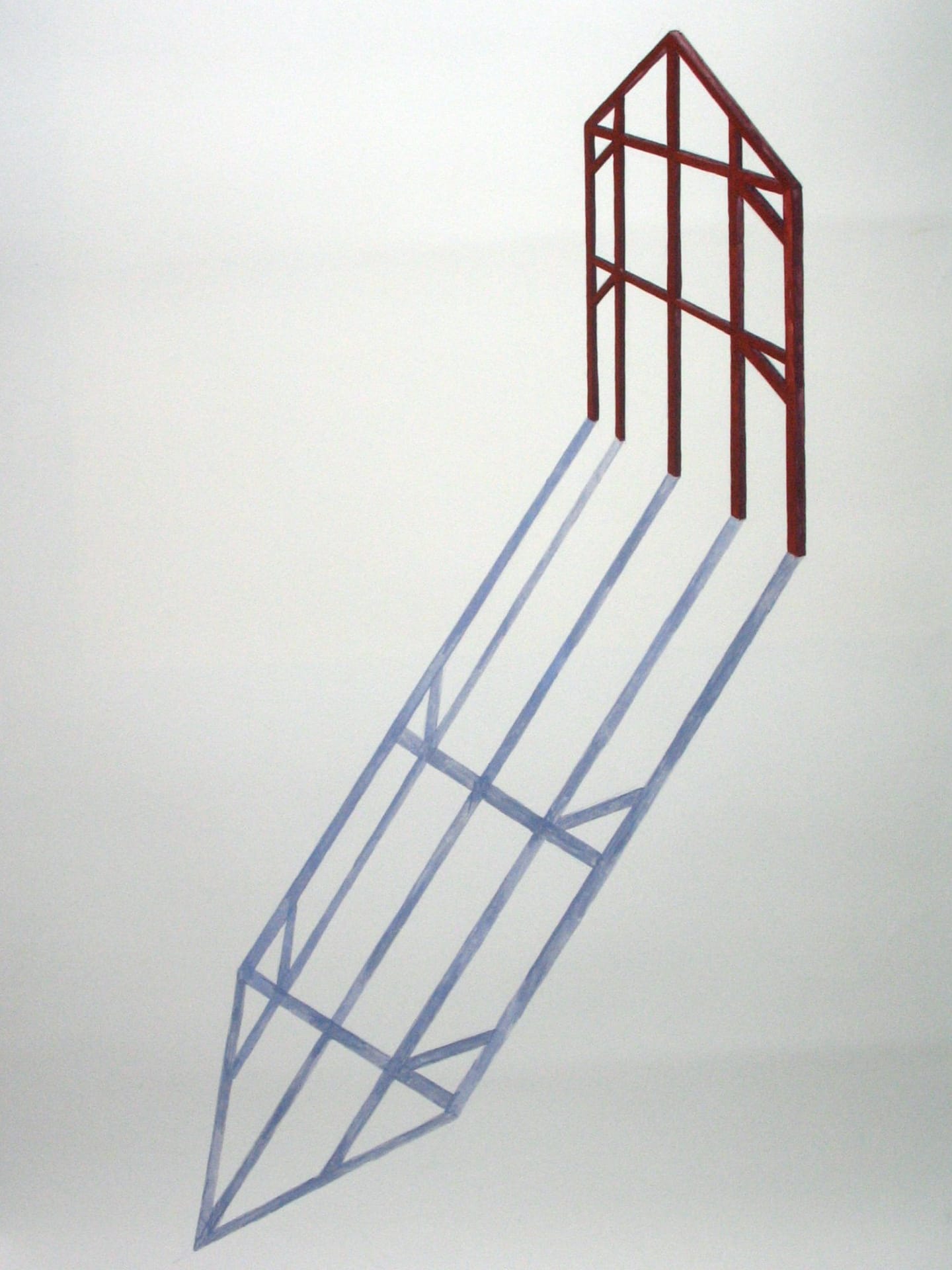 It takes more than wood - sketch blue 1994. Pen on paper, circa 70x50 cm.