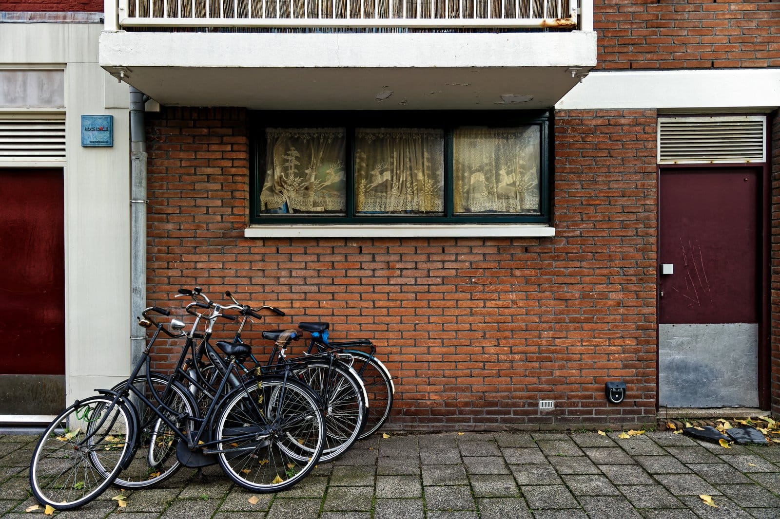 Bikes parked in 2022. Part of the 'Unbeautiful Amsterdam project'